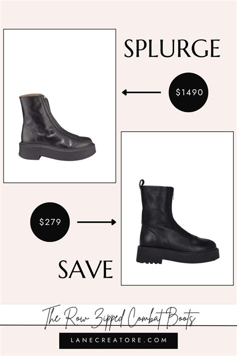 the row zip boot dupe